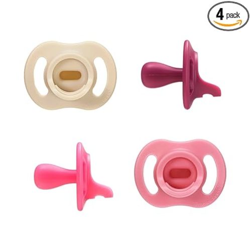 Tommee Tippee Ultra-Light StayPut Pacifier, 6-18 Months, Pack of 4