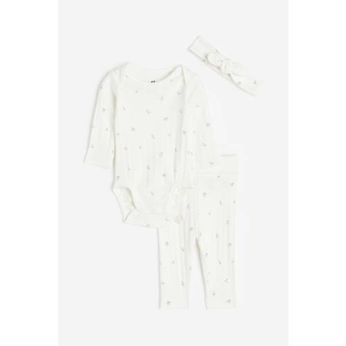 3-PIECE COTTON JERSEY SET