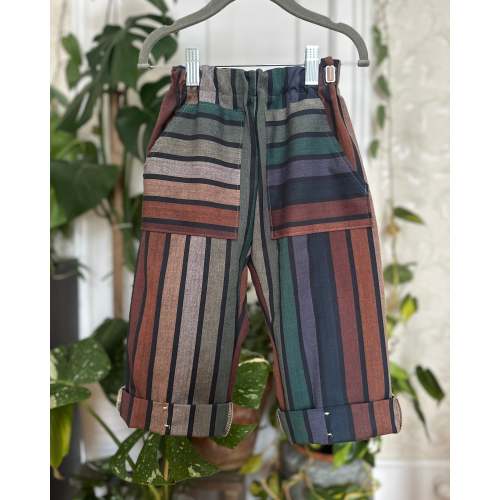 Grow-With-Me Toddler Pants | Caterpillar Pants in Dusk | Milkweed Family Company
