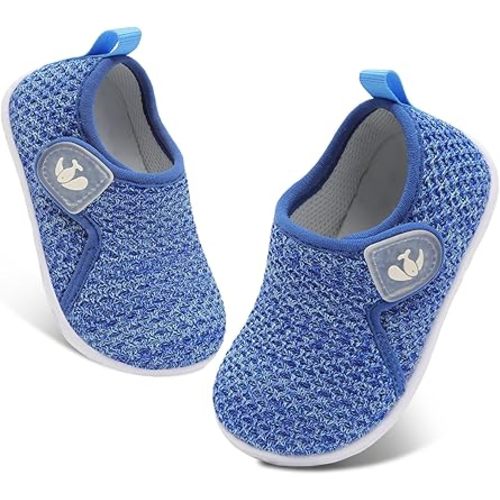 FEETCITY Baby Boys Girls First Walking Shoes Infant Sneakers Crib Shoes Breathable Lightweight Slip On Shoes