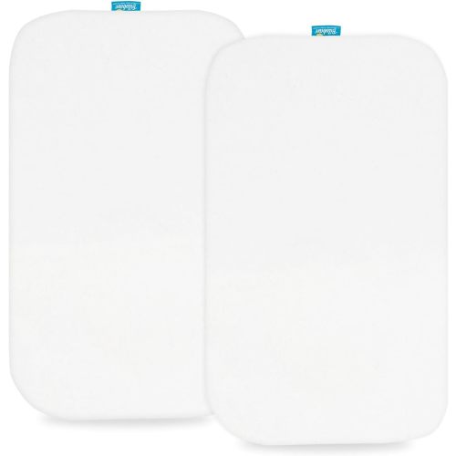 Bassinet Sheets - Fit Delta Children Close2Me Bedside Baby Bassinet, 2 Pack, 100% Organic Cotton