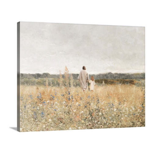 Steps of Faith, Girl - Canvas – Light Your Home