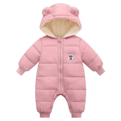 SYNPOS Baby Boy Girl Winter Hooded Lightweight Snowsuit Romper Puffer Winter Coat