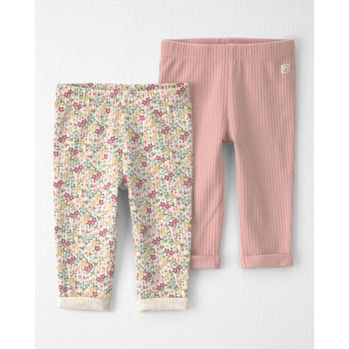 Baby Girl 2-Pack Organic Cotton Leggings - Little Planet | Carter's