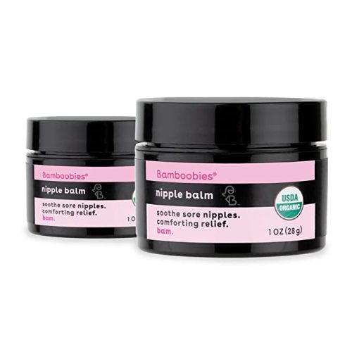Bamboobies Women's Nipple Cream, Organic Cream for Soothing Skin, Nipple Balm, 1 oz (Pack of 2) - Nipple Cream - 2 Pack