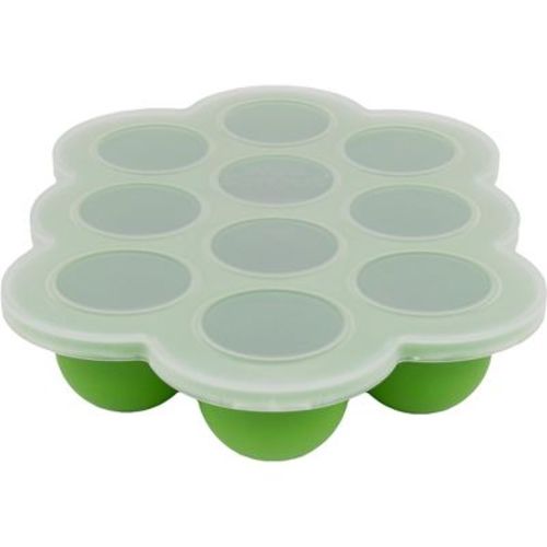 WeeSprout Silicone Freezer Tray w/ Clip on Lid Perfect Food Storage Container for Homemade Baby Food