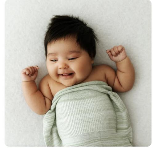 Bamboo Blend Mint Swaddle Sleep Sack – Swaddelini 6-12 pounds