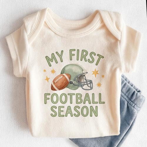 My First Football Season Baby Onesies® - Cute Game Day Bodysuit