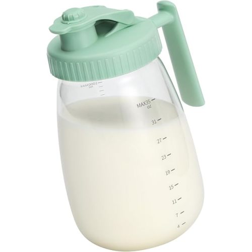 haakaa Glass Breast Milk Pitcher with Date Indicator, 1000ml/35oz