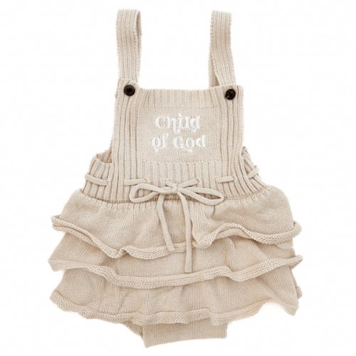 Knit Ruffled Child of God Dress – OUR HOUSE ABOVE