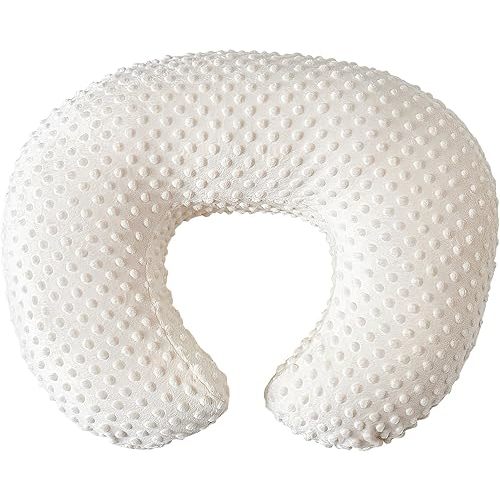 ESEN Nursing Pillow and Body Positioner for Breast Feeding and Bottle Feeding, Ultra Soft Baby Breastfeeding Pillows with Removable Nursing Pillow Cover for More Support for Mom and Baby (Beige)