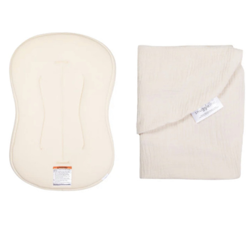 Lounger Curve + Muslin Cover Set | Natural