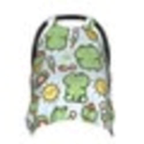 Car Seat Cover Baby - Frog With Sweet Breathable Infant Car Seat Cover for Baby Carseat, Lightweight Comfort Baby Essentials Must Haves Newborn Stuff for Girl Boy, Multicolor