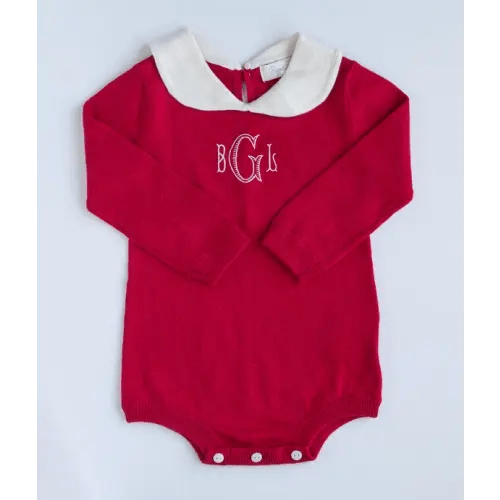 Sammie Romper Vintage Red 0-3M