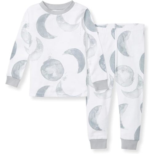 Burt's Bees Baby Organic Cotton Pajamas for Boys, 100% Cotton Pajama Set for Toddlers and Kids, Soft and Stretchable Fabric