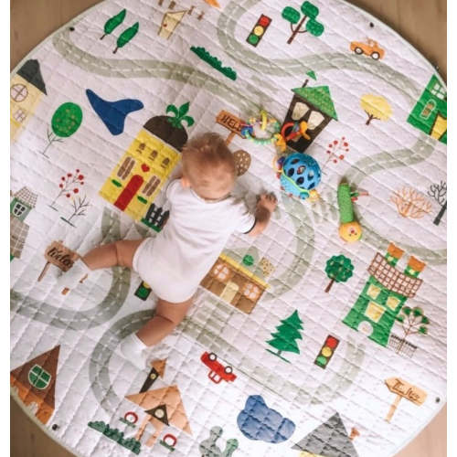 Activity Play Mat - Toy Storage Bag - Village Adventure Road
