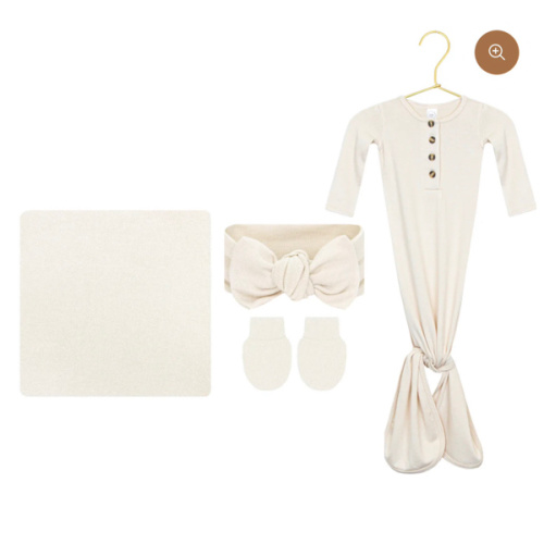 Dakota Plush Knit Newborn Bundle (Gown)