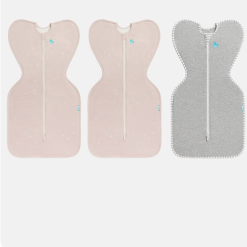 Swaddle Up Starter Bundle | 1.0 TOG | Pink Twinkle 2 | Gray