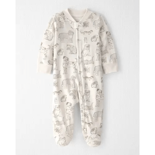 Baby Organic Cotton Sleep & Play Pajama in Pet Print - Little Planet | Carter's