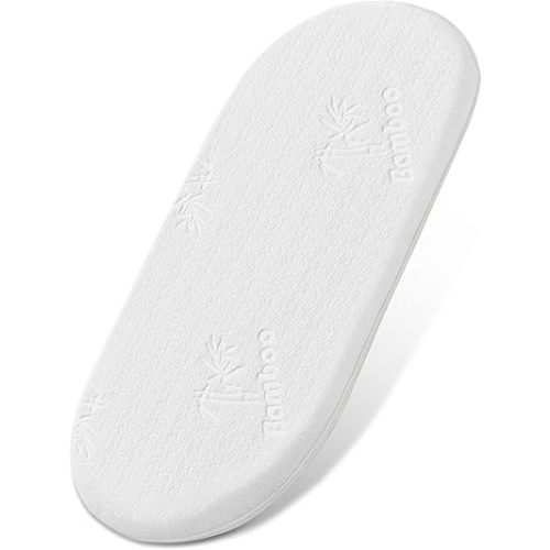 Bassinet Mattress pad (30 * 18 * 1.5) Bamboo Fiber and Microfiber Cover, Dual Side Gel Memory Foam Mattress.for Halo Bassinest Swivel/Luxe/Glide/Flex/Premiere Series Sleeper
