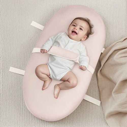 Latitude Run® Baby Changing Pad With Wipeable & Waterproof PU Cover, Contoured Diaper Changing Pad For Dresser With Non-Slip Safety Belt, Portable And Lightweight, Large Cushioned Foam | Wayfair