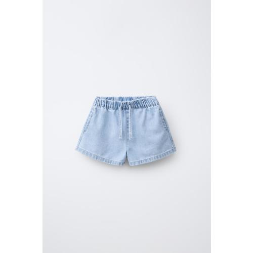 DENIM SHORTS - Light blue | ZARA United States