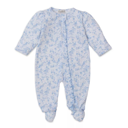 Girls' Floral Print Zip Front Footie - Baby