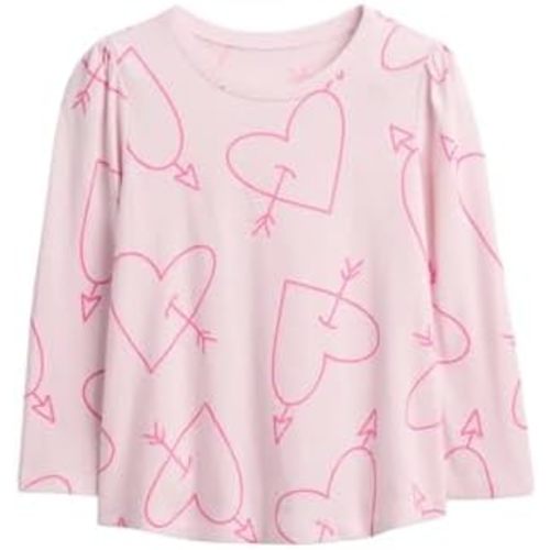 GAP Baby Girls' Long Sleeve Printed Knit Top