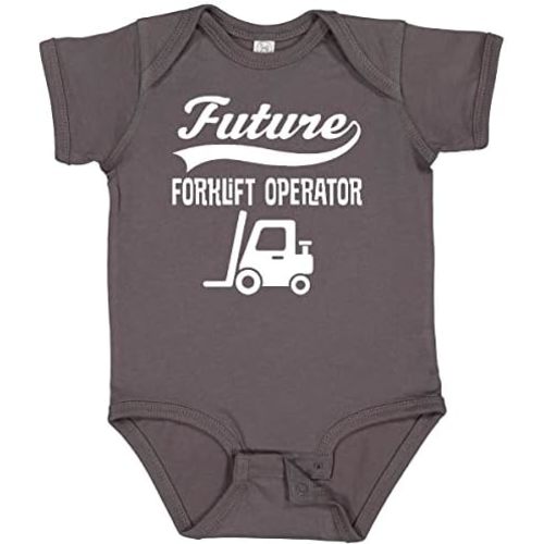 inktastic Future Forklift Operator Baby Bodysuit