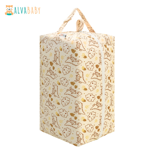 ALVABABY Diaper Pod, Waterproof Wet Bag for Daycare & Travel (Dinosaur, LP-EW20A)