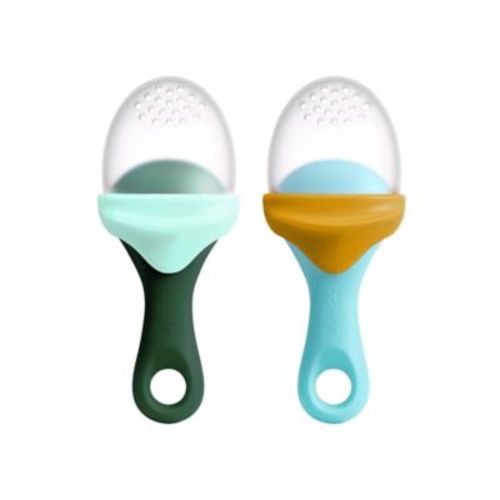 Boon PULP™ 2-Pack Silicone Feeders in Blue/Green - BLUE/GREEN - 2 PACK