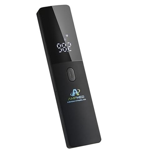 Amplim No-Touch Forehead Thermometer for Adults and Kids, Non-Contact Digital Baby Thermometer for Infants/Newborns, Medical Grade Touchless Temporal Thermometer for Fever