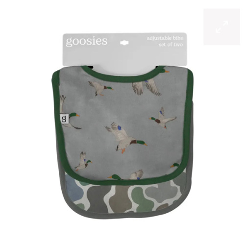 Mallards Set of 2 Adjustable Bibs