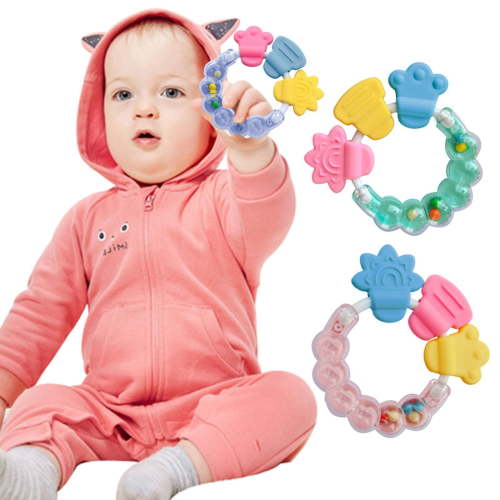 FastXmas Baby Rattles Toy Set, Baby Toys 0-6 Months Infant Toys 6-12 Months Teethers for Babies 3-6 Months Basket Stuffers Gifts, Sensory Teething Toys 0 1 2 3 4 5 6 Month Newborn Boy Girl