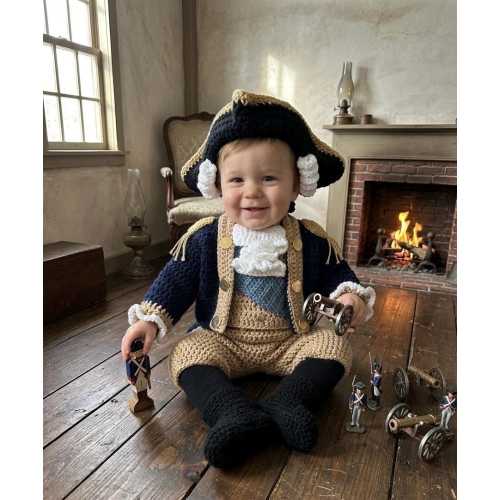 General George Washington infant costume