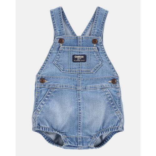 Baby Denim Bubble Romper - Blue - OshKosh B'gosh | Carter's