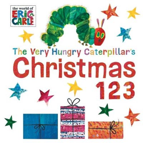 Very Hungry Caterpillar Christmas 123 - by Eric Carle (Board Book)