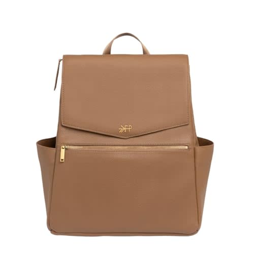 Leather Diaper Bag Backpack, Large Capacity with Insulated Pockets | Freshly Picked
