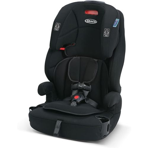 Graco Tranzitions 3-in-1 Harness Booster Seat, Toddler to Big Kid Car Seat from 10-45 kg (22-100lb), Harness/Highback/Backless Booster, Proof