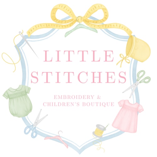 Blue Trim Gown – Little Stitches & Co.