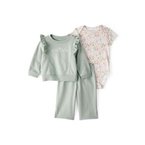 Baby Girls 3-Piece Cardigan Set