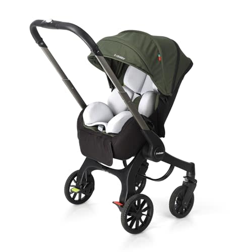 Cochildor Citi 2.0 Pro Baby Stroller, Rear-Facing Stroller with Adjustable Canopy and Extendable Seat Panel, Green