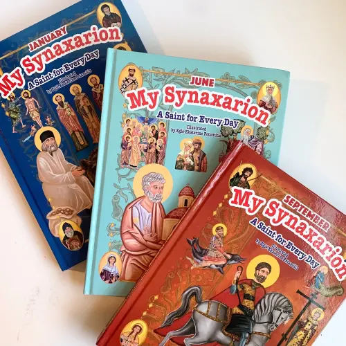 Monthly Synaxarion Series by Potamitis Publishing — Draw Near Designs