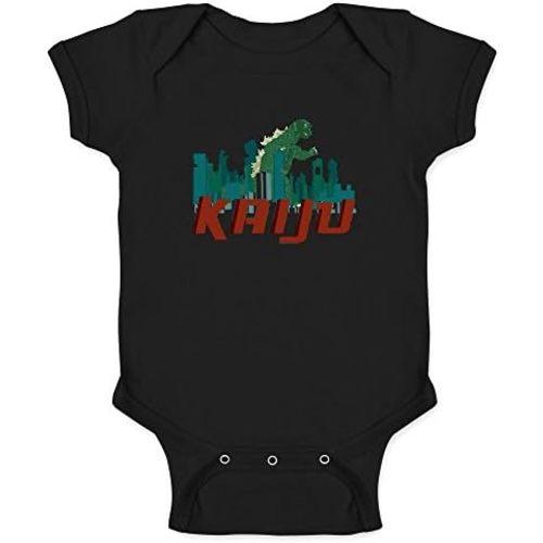Pop Threads KAIJU Destroying The City Infant Baby Boy Girl Bodysuit