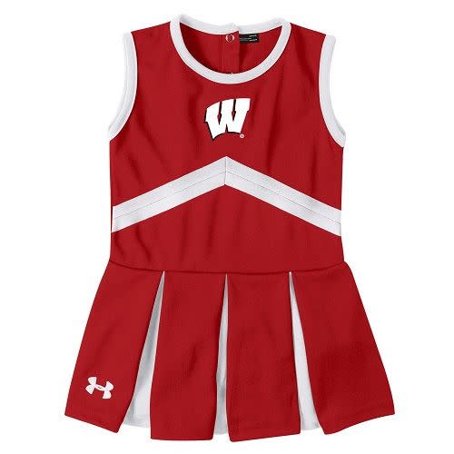 Wisconsin Badgers Under Armour Red Infant Cheer Dress
