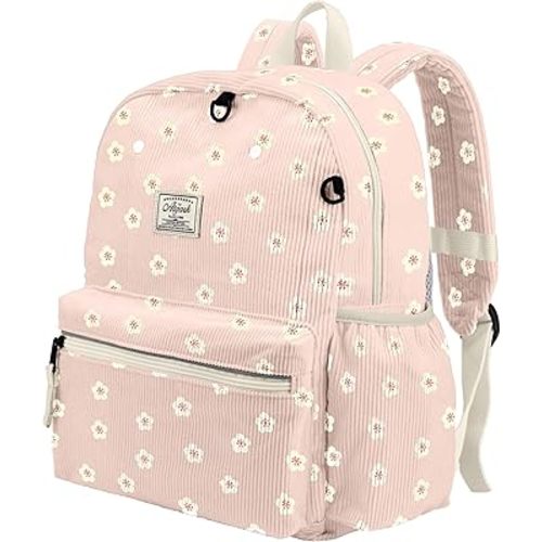 atgark Corduroy Toddler Backpack for Boys 2-5: Preschool Backpacks for Girls - 13.5" H Fit Folder