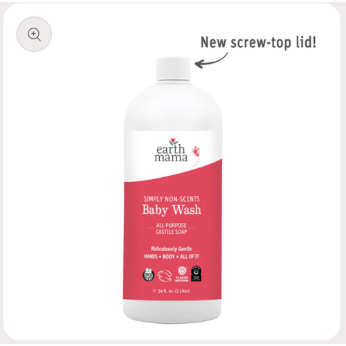 Castile Soap Refill, 34 fl. oz. (1 liter) | Foaming Wash