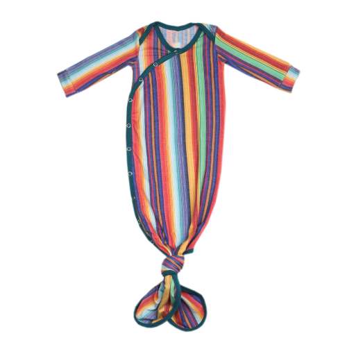 Newborn Knotted Gown - Serape
