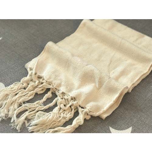 Mexican Cotton Rebozo Shawl & Baby Wrap - Let it Snow
