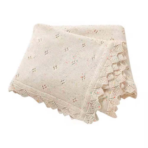Pointelle Knit Blanket | Sprinkles